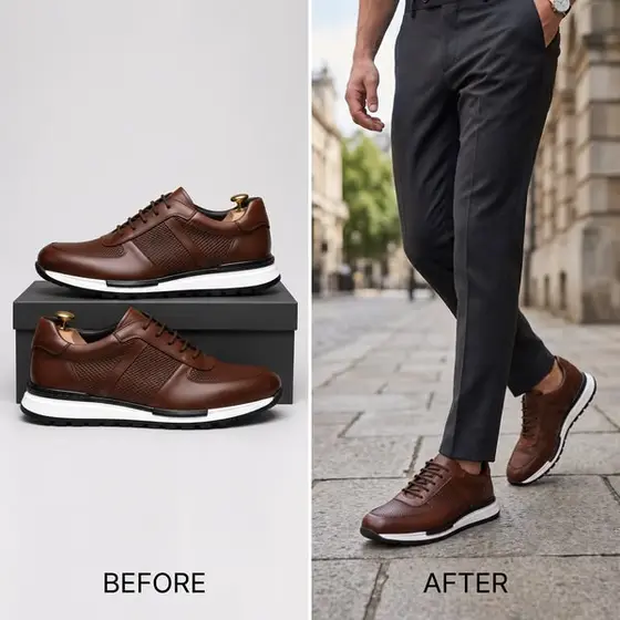 David Miller Leather Sneakers