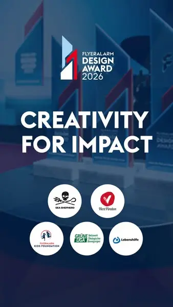 STARTSEITE - FLYERALARM Design Award 2026