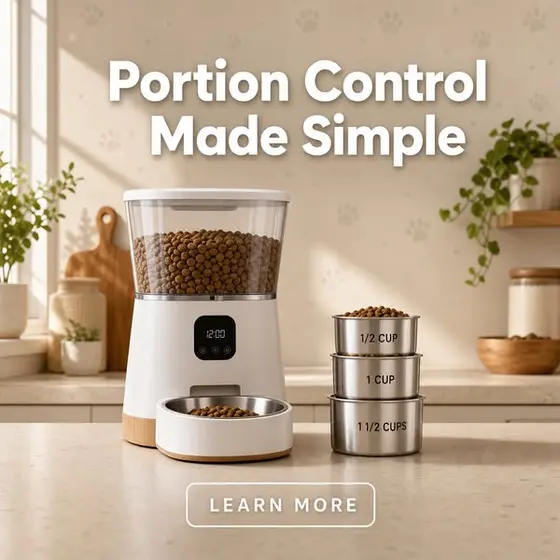 Automatic Dog Feeder With Portion Control