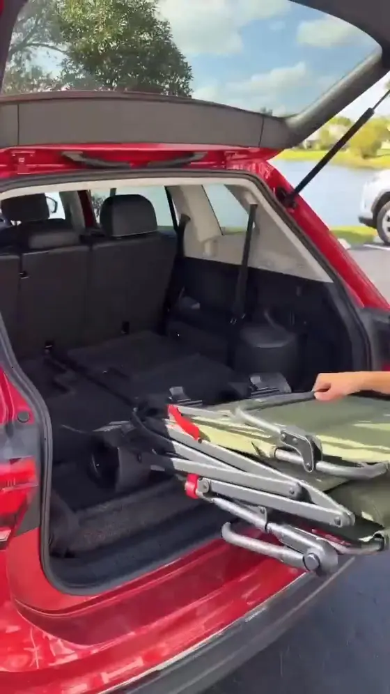 2-in-1 Convertible Camping Wagon & Reclining Cot