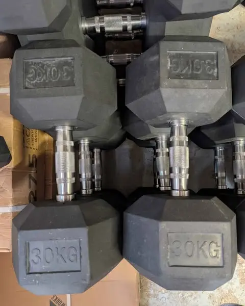 30kg dumbbells (pair) brand new