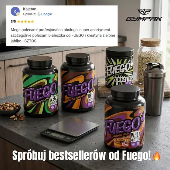 Odżywki, kreatyna i więcej od Fuego💪