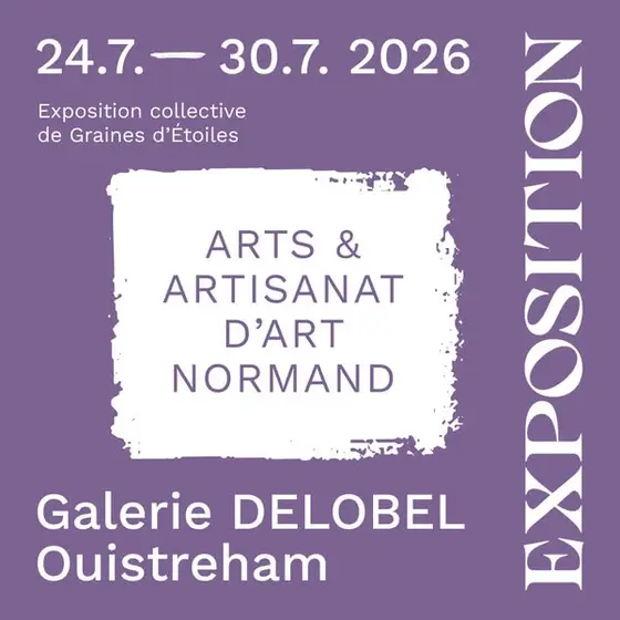 ☀️ Exposition à la Galerie Delobel – Ouistreham

Du 24 au 30 juillet, venez déc…