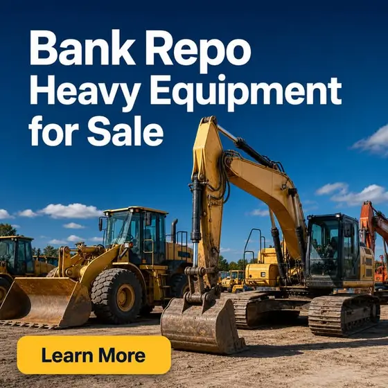 Bank Repo Heavy Equipment