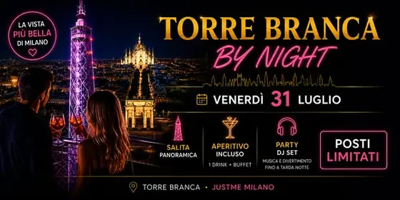 🌆 La vista più bella di Milano ti aspetta . Aperitivo & Dj Set