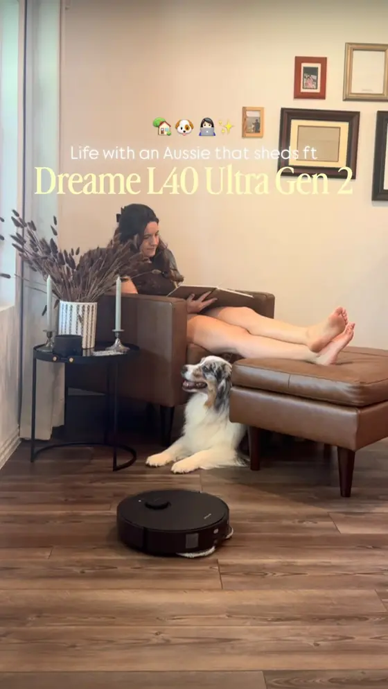 Stilton is my first born. He’s also a shedding machine. 😂🐶
The Dreame L40 Ul…