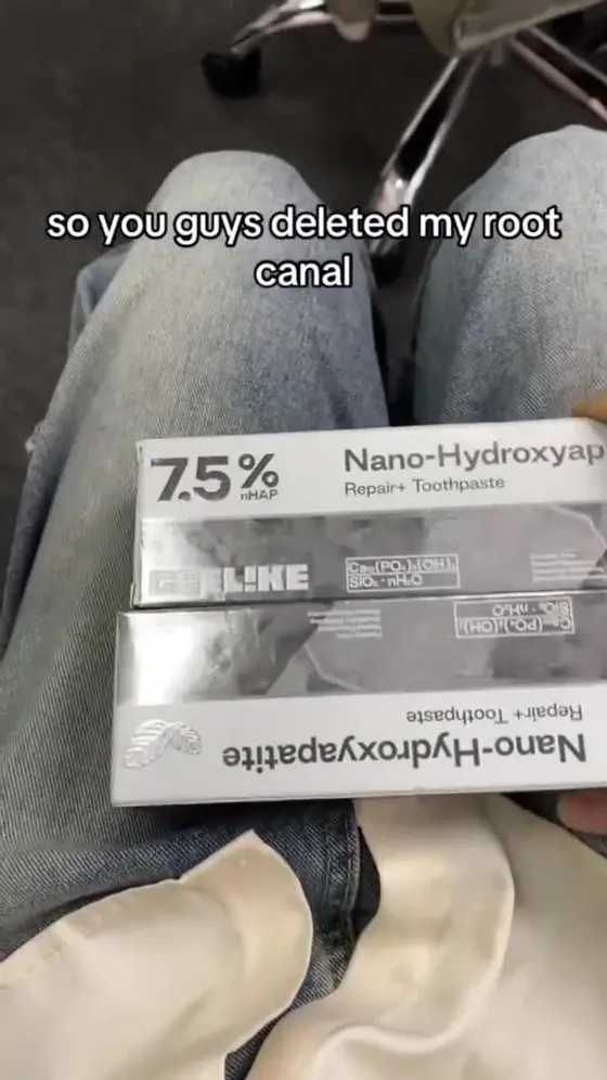 Our toothpaste uses nano-hydroxyapatite the enamel-strengthening mineral develo…