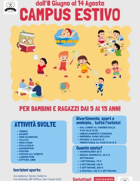 Non è mai troppo presto per scegliere le attività estive per i più piccoli:
☀️…