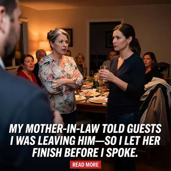My Mother-in-Law Told Guests I Was Leaving Him—So I Let Her Finish Before I Spo…