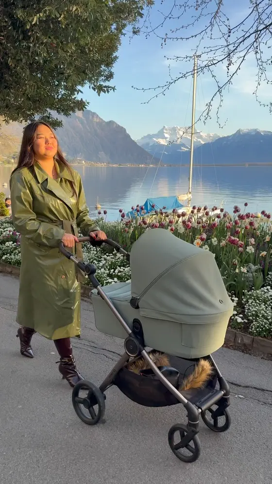 Since becoming parents, every walk has become a little adventure.The @anex_baby…