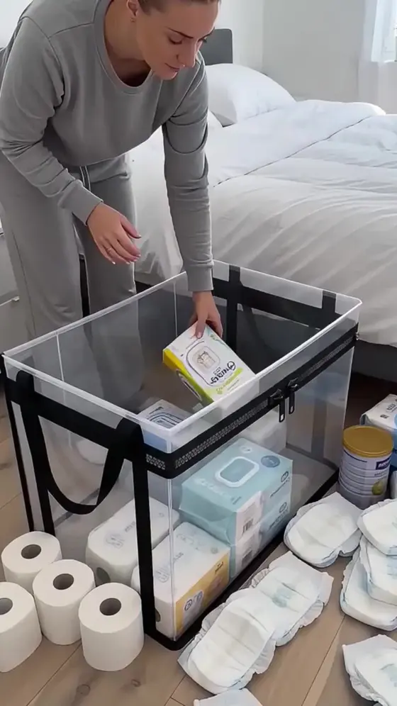 Children's Doll Storage Bucket