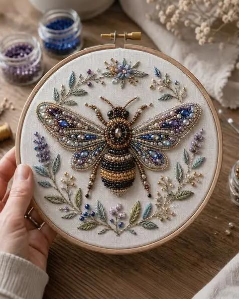 🔥50% Off Last Day - BUY 3 GET 1 FREE🪡DIY Bead Embroidery Kit - Dragonfly