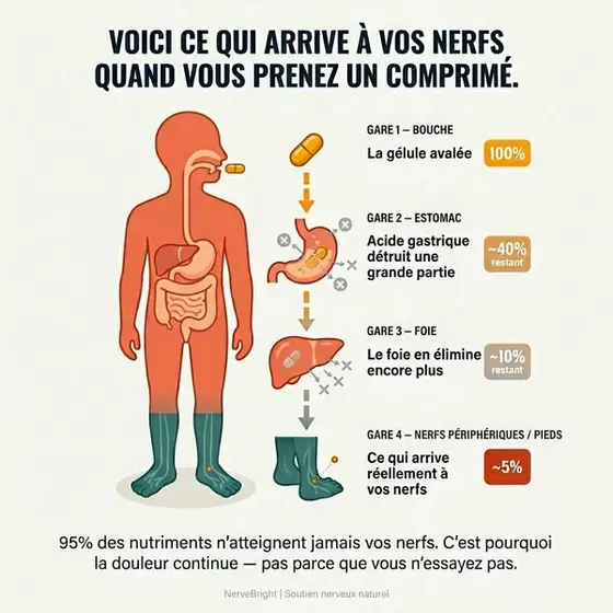 Le meilleur nutriment pour « réparer » la douleur nerveuse ?