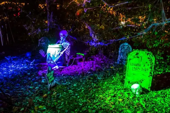 Halloween på Birkerød Brandstation