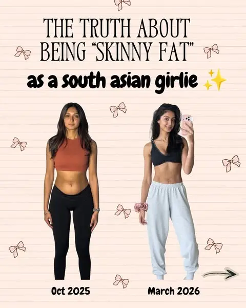 i stayed stuck in the “skinny fat” phase for so long thinking i just needed to…