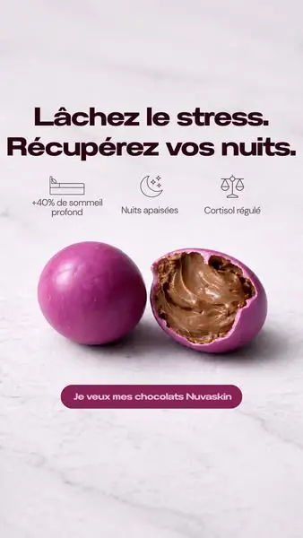 Le chocolat qui vous aide à mieux dormir… sans mélatonine.