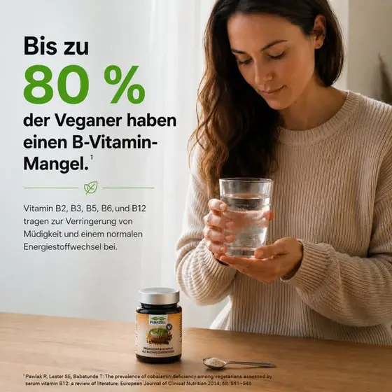 8 B-Vitamine. Eine Quelle.