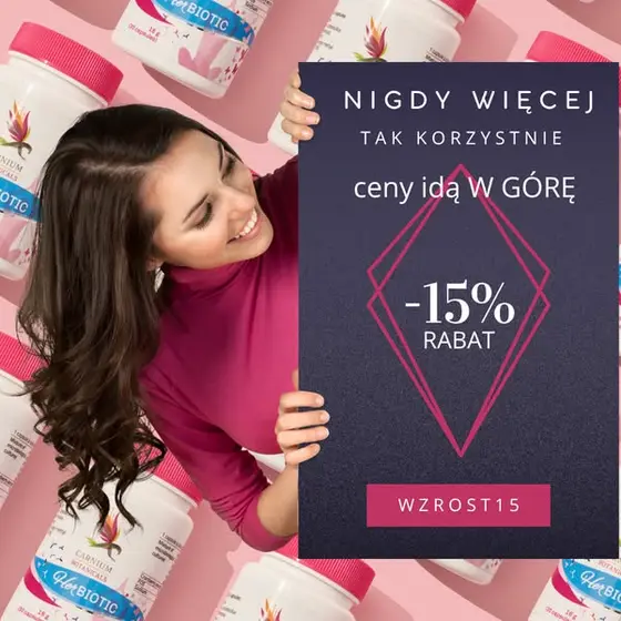 Ostatnie godziny: Kod WZROST15 na dodatkowy rabat do starych cen! ⏰