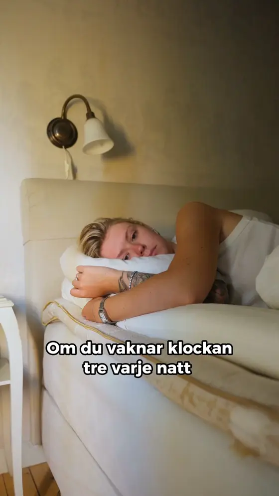 Vaken klockan tre? Det är ljuset.
