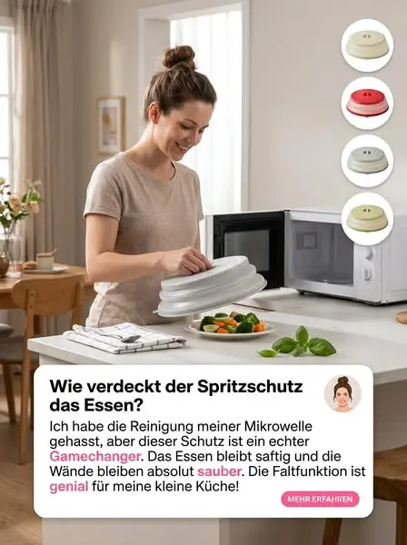 Mikrowellen-Spritzschutz
