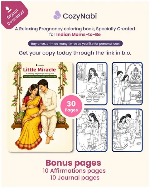 Indian Mom Coloring