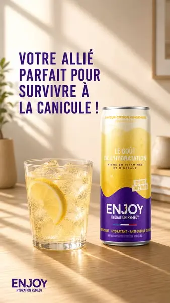 Enjoy Hydration : Boisson Isotonique & Énergisante Naturelle