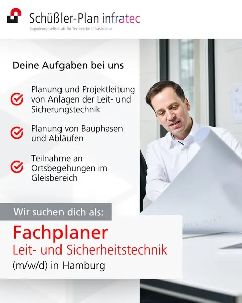 Fachplaner Leit- und Sicherheitstechnik (m/w/d) gesucht!