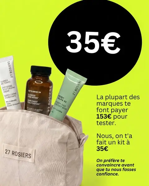 💜 Votre première commande à -10%