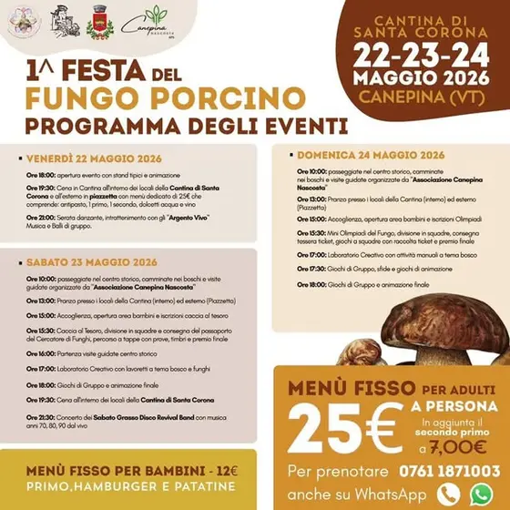 Il weekend più profumato dell'anno ti aspetta a Canepina! 🌲
Sei pronto a farti…