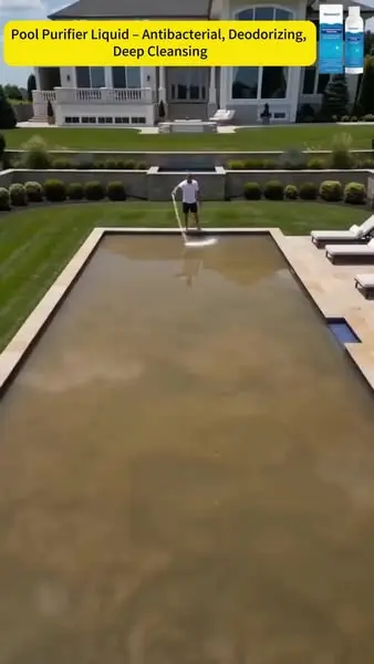 Poolwasser-Reinigungsflüssigkeit