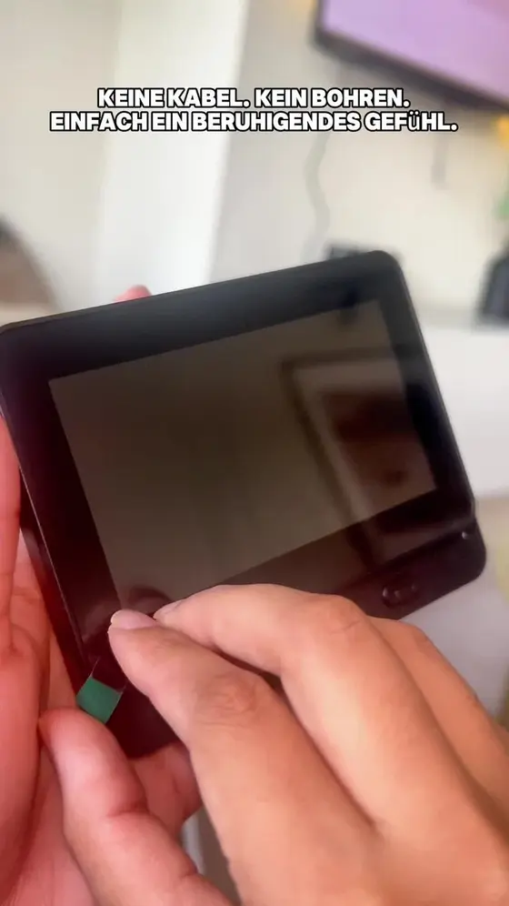 Kabellose Video-Türklingel mit Bildschirm Anzeige