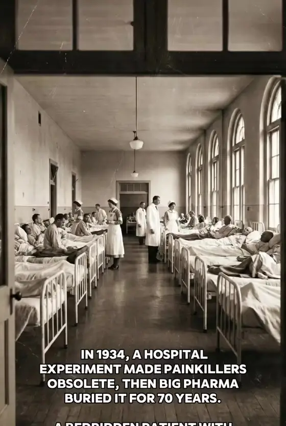 In 1934, a hospital experiment made painkillers obsolete, then big pharma burie…