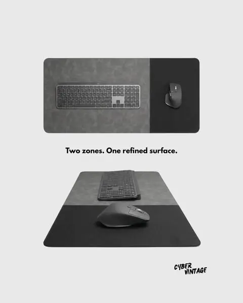 Two zones. Better workflow.
