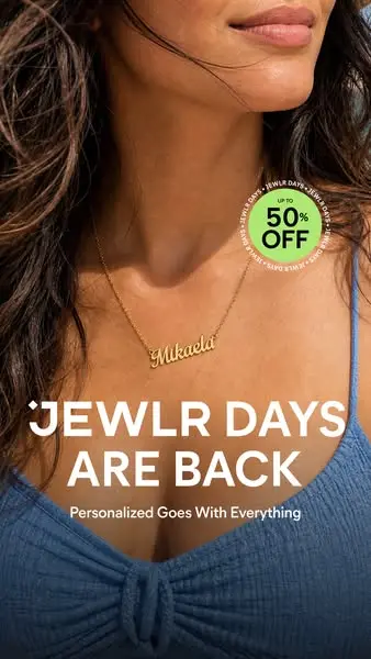 JEWLR DAYS: Up to 50% Off Sitewide