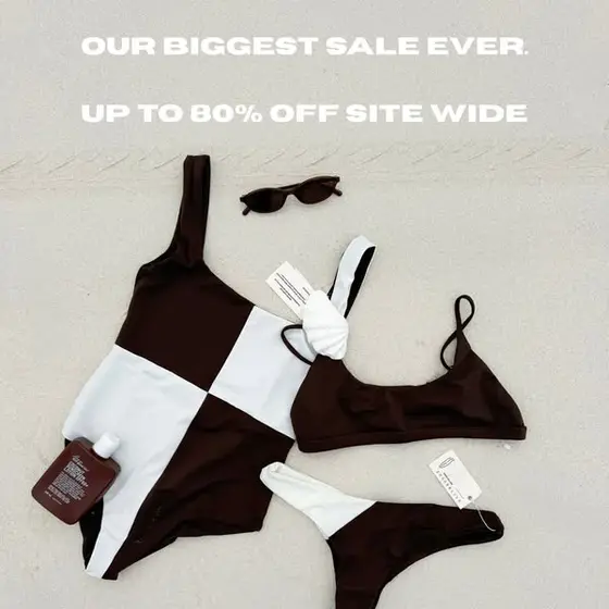 Up to 80% off — our biggest sale ever