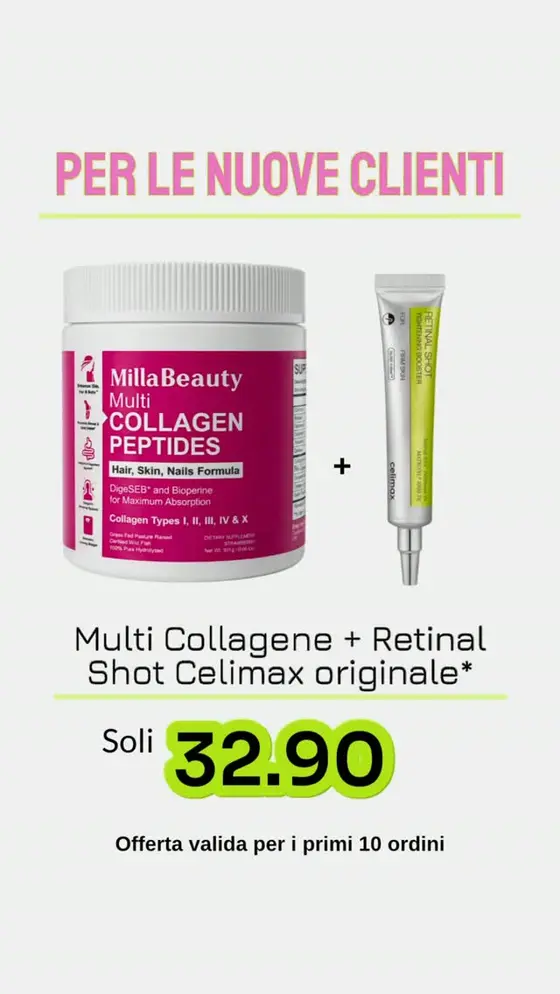Approfitta questa offerta incredibile!!! Multi Collagene formula premium per ri…