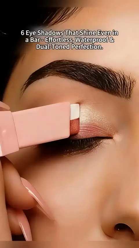 😍6Pack Dual-color eyeshadow stick-brightens the eyes for a natural and long-la…