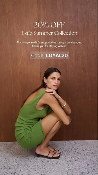 20% Off Collection Summer Estio