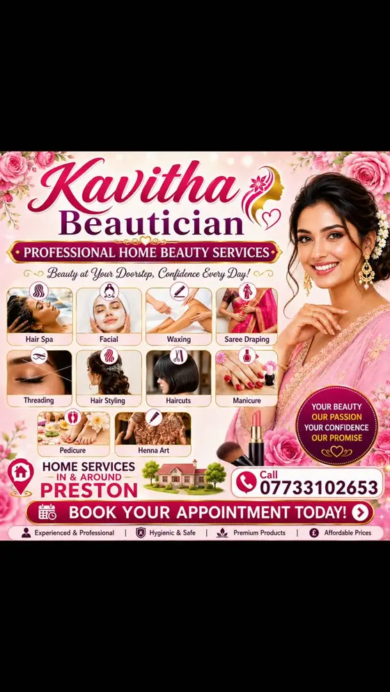 Looking for a trusted women’s beautician in Preston? @beauticiankavitha offer p…
