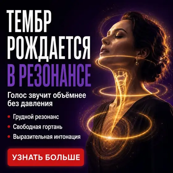 🗣 Курс «Постановка голоса». 90% скидка!