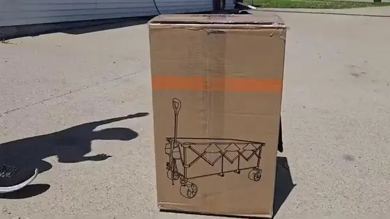 48" Collapsible Extended Wagon – 440 lb Capacity | All-Terrain Wheels | Quick F…