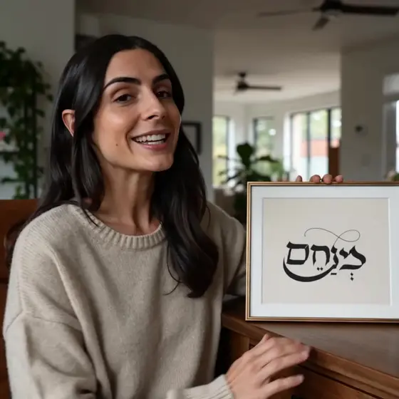 Bespoke Hebrew Lettering and Calligraphy