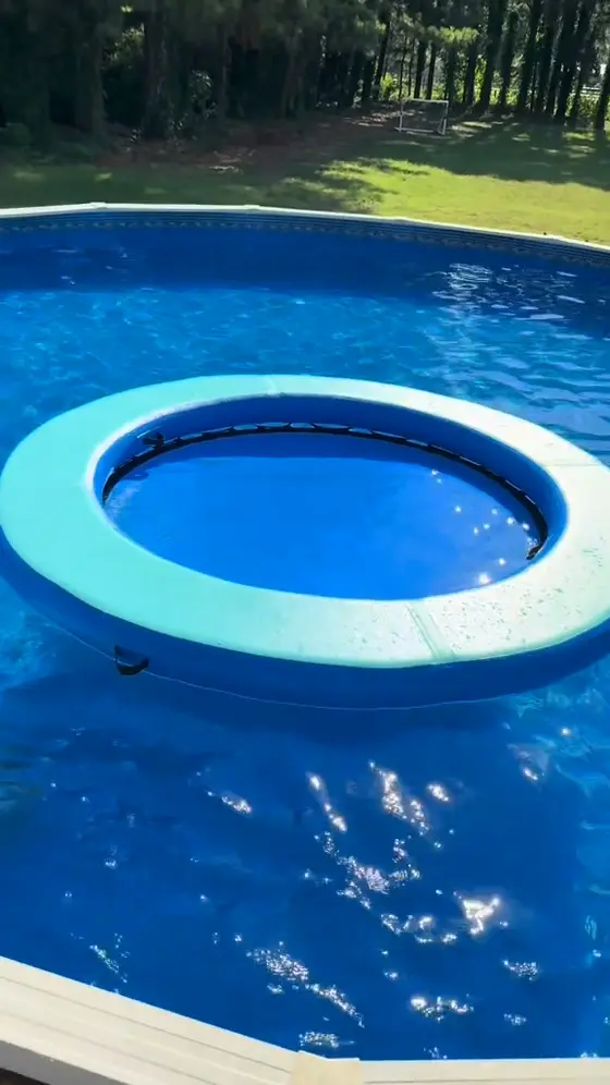 Seriously the coolest floatie for a pool or lake.🏖️ play, jump off, or relax o…