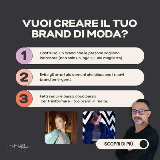 Trasforma la tua idea di moda in un brand