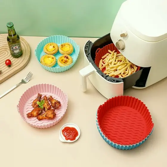 Air Fryer Silicone Baking Tray🍟
