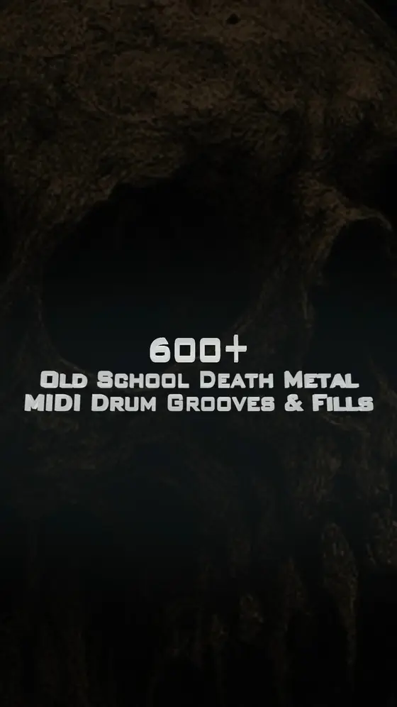 600+ Old School Death Metal MIDI Grooves & Fills

⚰️ Blast beats, grooves, fill…