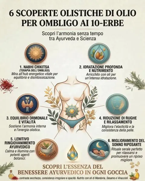 10 Erbe Olio per Ombelico per l’Equilibrio Ormonale, un Sonno Migliore e l’Equi…