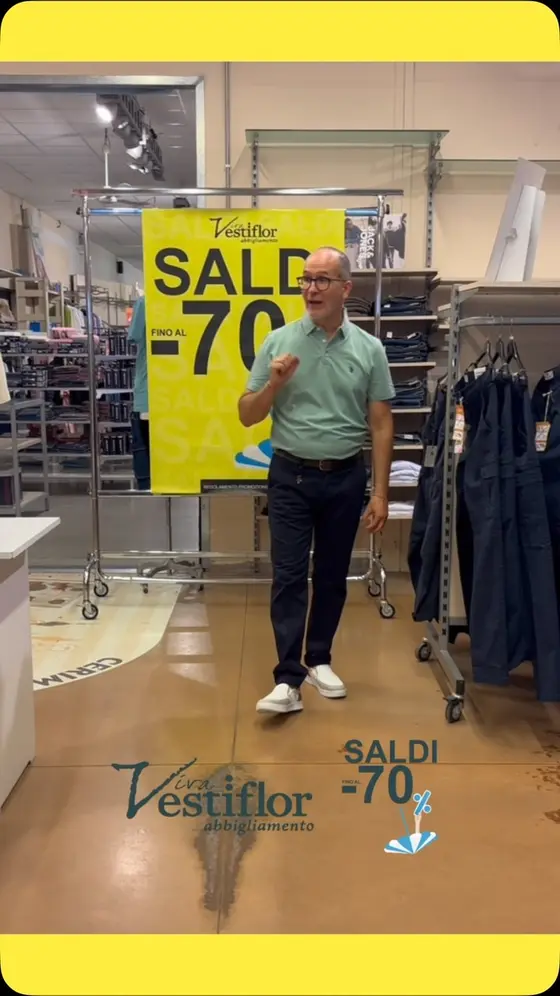 Saldi saldi saldi - 70% €🏖️🎉
Prezzi incredibili da Vestiflor 👍🔝
Per chi ha…