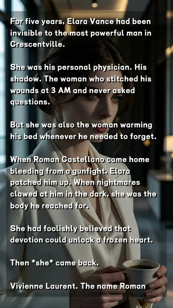 For five years, Elara Vance had been invisible to the most powerful man in Cres…