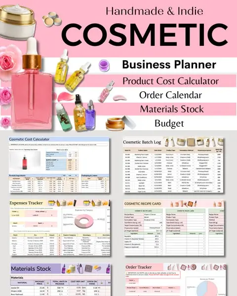 Cosmetic Business Planner